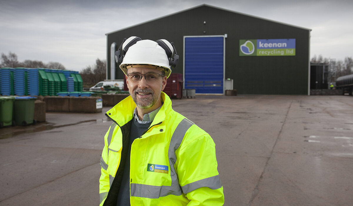 Gregor Keenan, Operations Director at Keenan Recycling