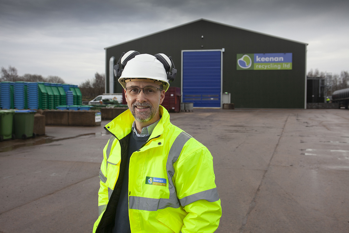 Gregor Keenan, Operations Director at Keenan Recycling