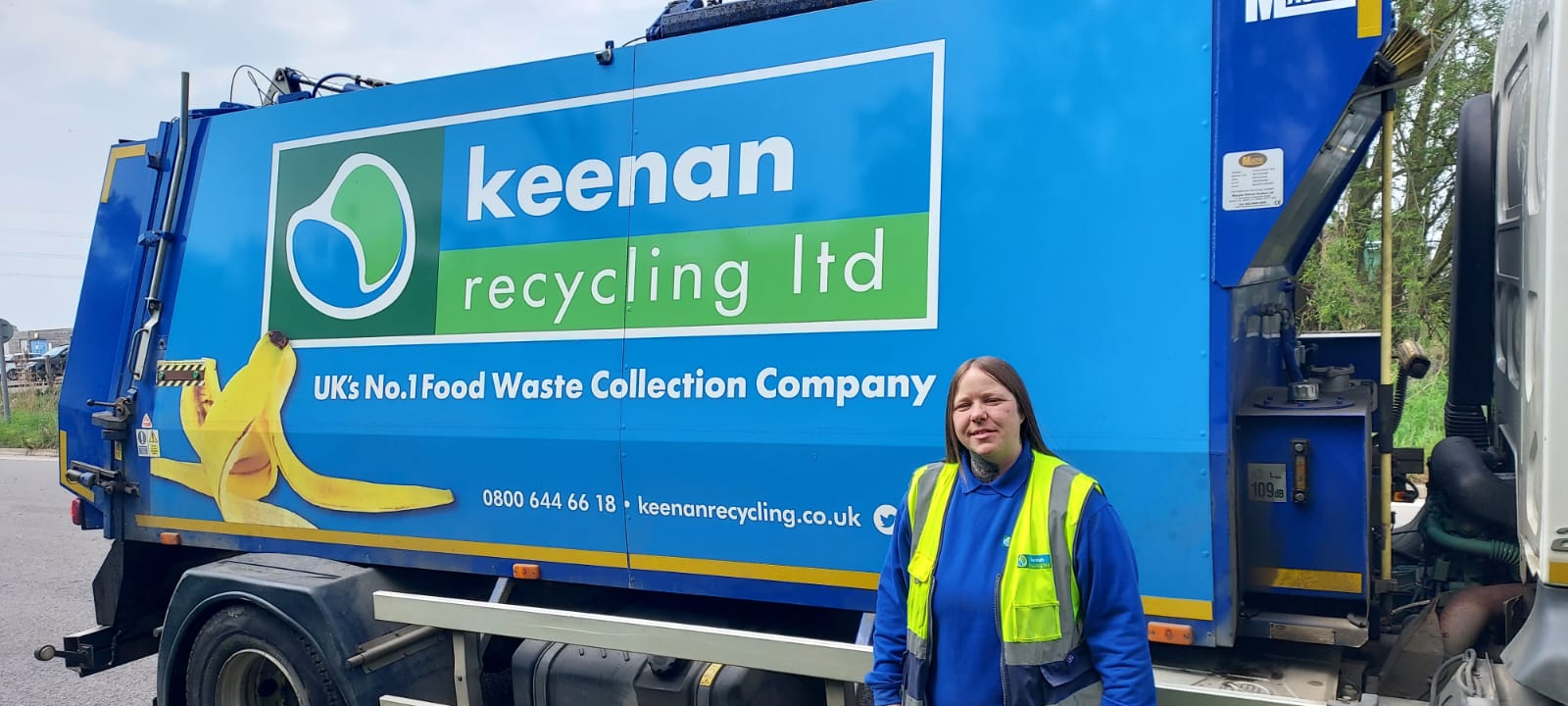 Samantha Yates - Keenan Recycling's only female HGV truck driver