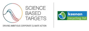 Science Based Targets initiative (SBTi) approves Keenan Recycling emissions reduction target