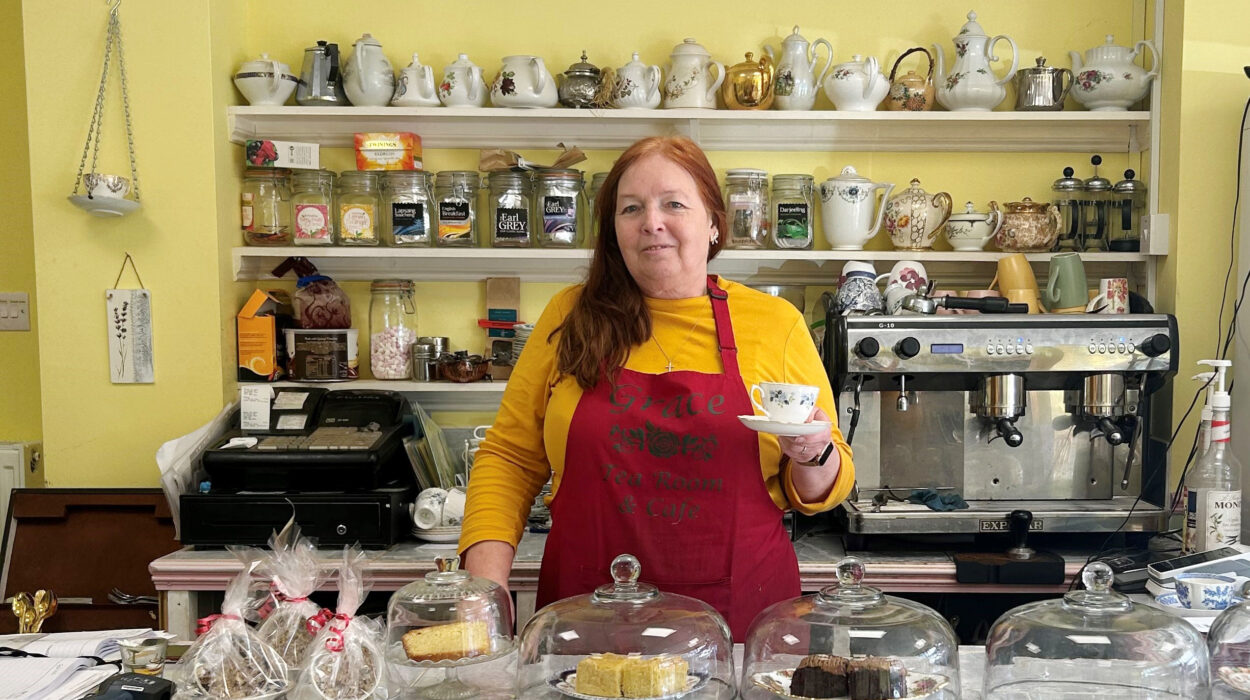 Lizzie, owner of Grace Tea Room