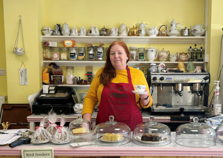 Lizzie, owner of Grace Tea Room
