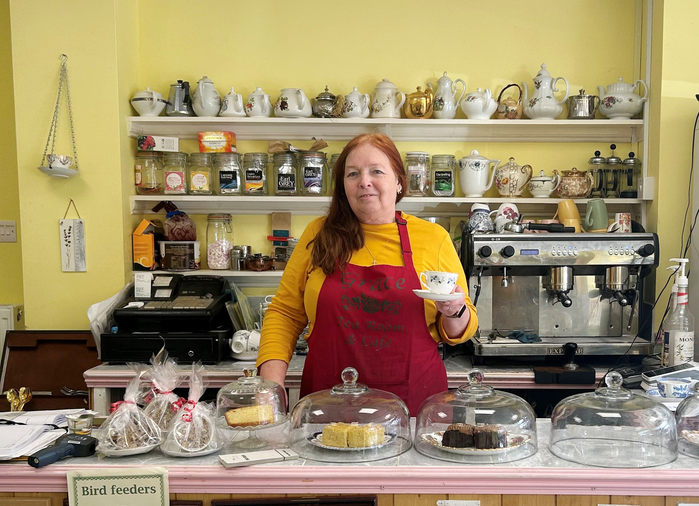 Lizzie, owner of Grace Tea Room