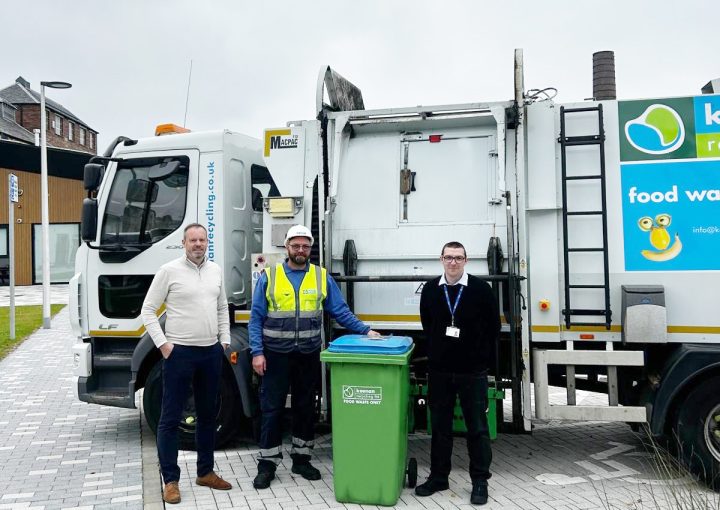 University of St Andrews in Scotland education team with Keenan Recycling - UK's No.1 food waste collection company