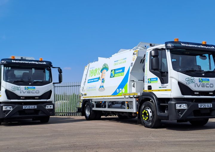 Keenan Recycling dramatically reduces emissions with 10 IVECO Eurocargo CNG food waste collections
