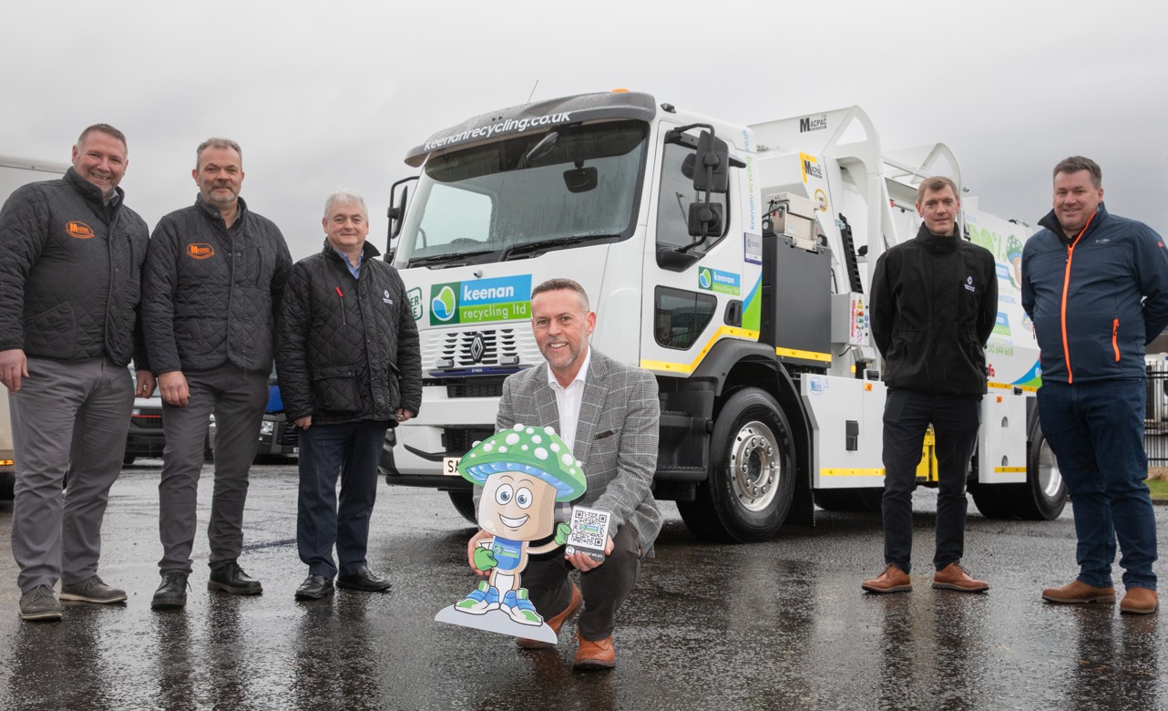 UK’s first OEM electric food waste trucks launches as Keenan Recycling drives fleet decarbonisation