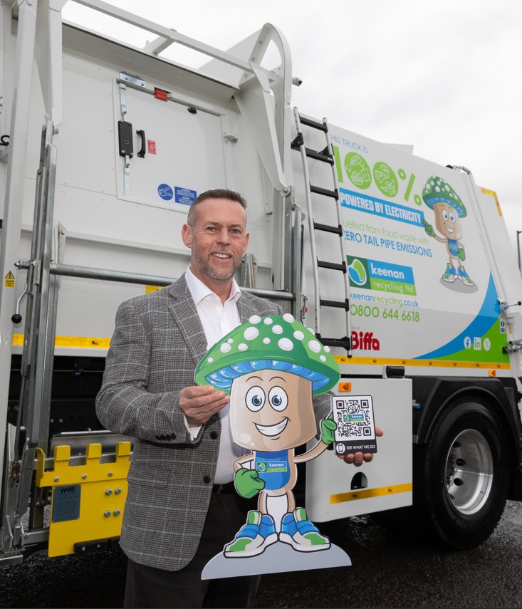 UK’s first OEM electric food waste trucks launches as Keenan Recycling drives fleet decarbonisation